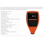 with bluetooth large display coating thickness gauge